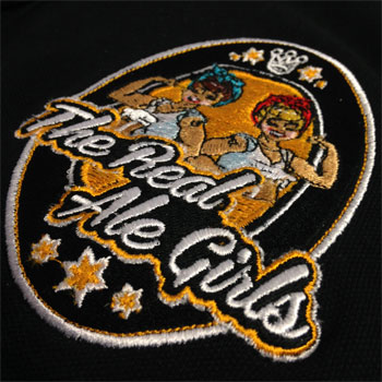 photo of Real Ale Girls ladies polo shirt embroidery