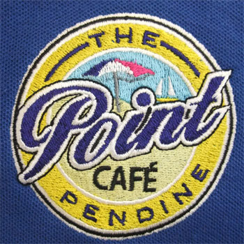 photo of The Point Cafe polo shirt embroidery
