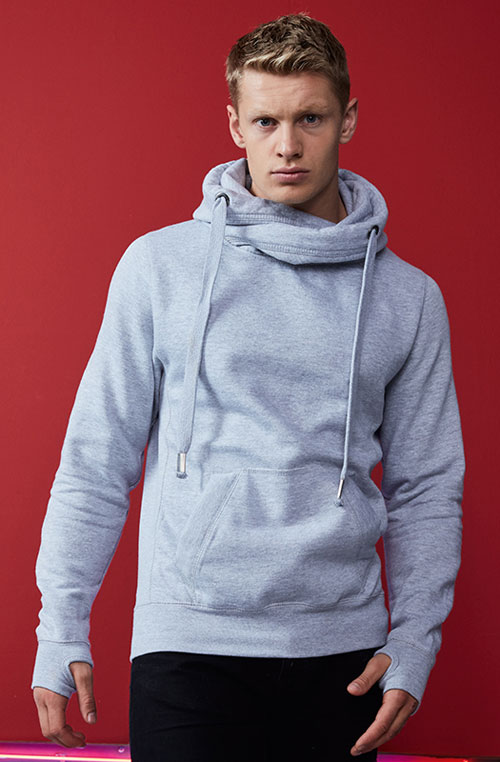 Cross Neck Hoodie