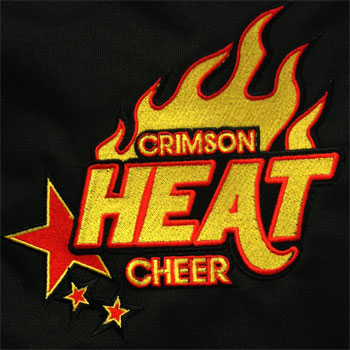 photo of Crimson Heat bag embroidery