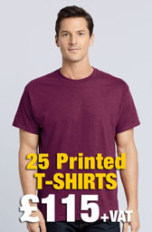 25 x Gildan Heavy Cotton™ T-Shirts Deal