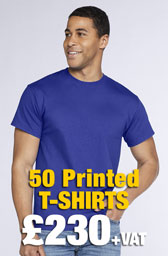 50 x Gildan Heavy Cotton™ T-Shirts Deal