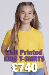 250 x Gildan Kids Softstyle® Ringspun T-Shirts Deal