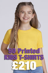 50 x Gildan Kids Softstyle® Ringspun T-Shirts Deal